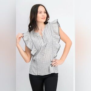Scotch & Soda | Sleeveless Ruffle Top